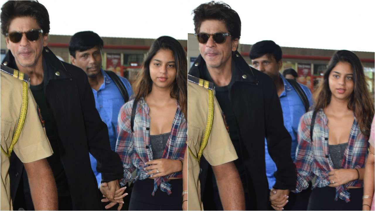 Shah Rukh and Suhana walk hand-in-hand!