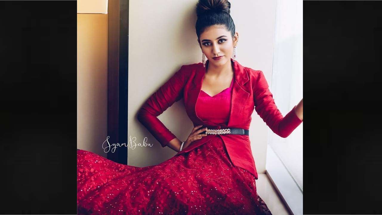 Pics: Priya Prakash Varrier's latest photoshoot in red would make you