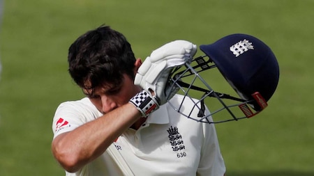Cook departs for 147
