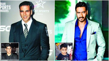 Akshay Kumar and Ajay Devgn are doting dads