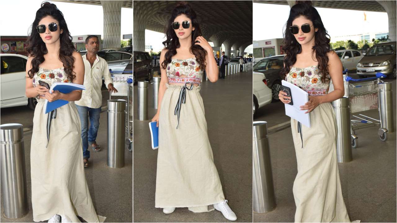 Mouni Roy spotted at the airport