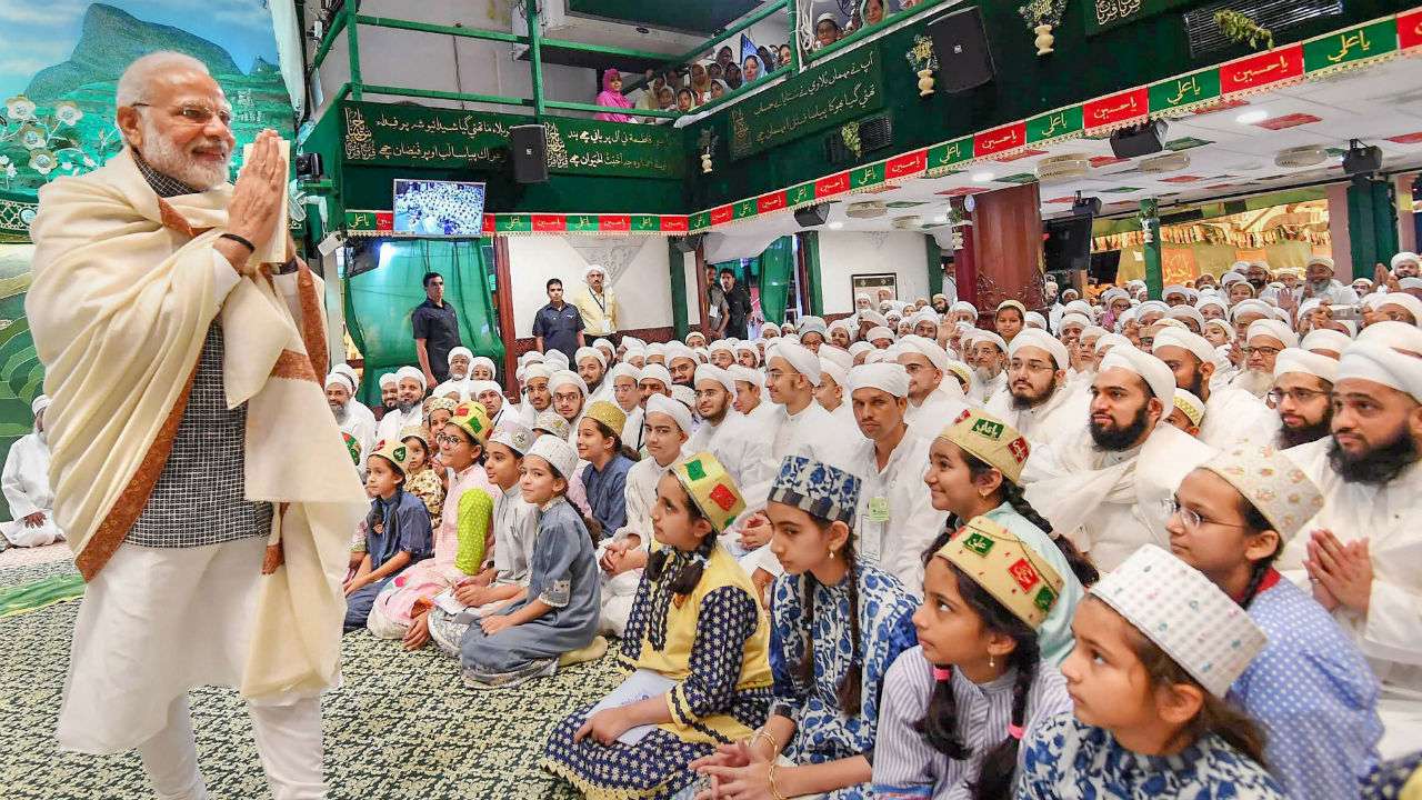 Narendra Modi became the first PM to address the religious congregation of Dawoodi Bohra community