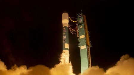 ULA Delta II rocket with the NASA Ice, Cloud and land Elevation Satellite-2