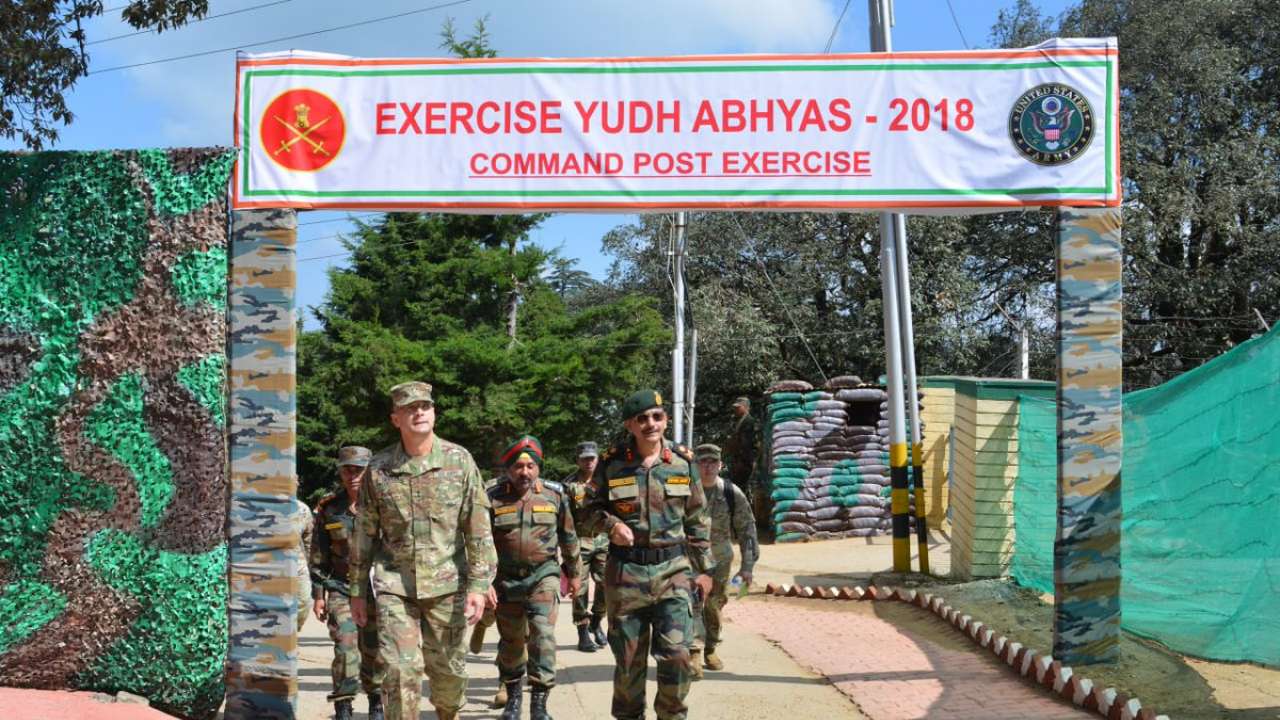 Yudh Abhyas 2018 These pictures of Indian and US Army's joint exercise
