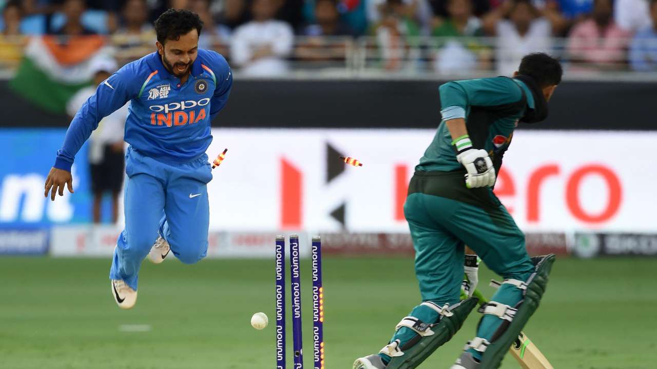 Malik run out
