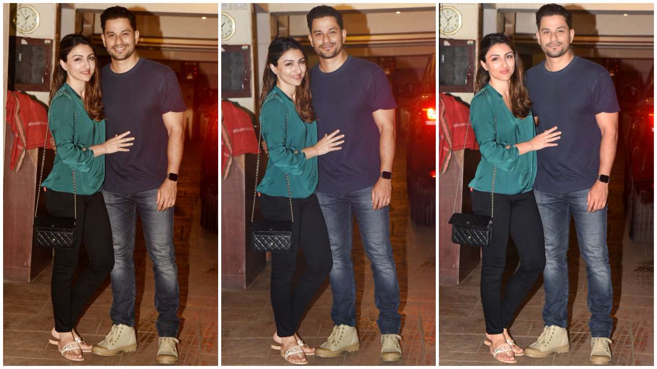 Soha Ali Khan and Kunal Kemmu arrive for the bash
