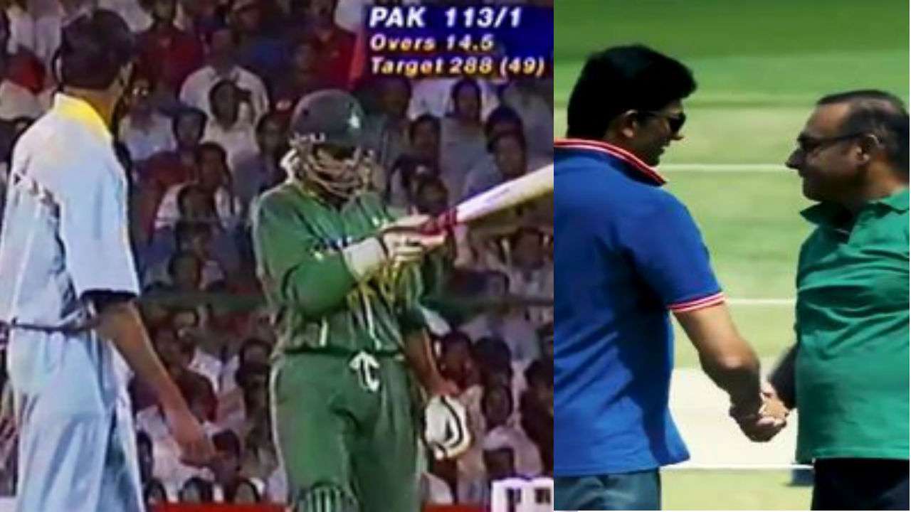 Watch: Venkatesh Prasad, Aamir Sohail relive that 'moment' from 1996 World  Cup