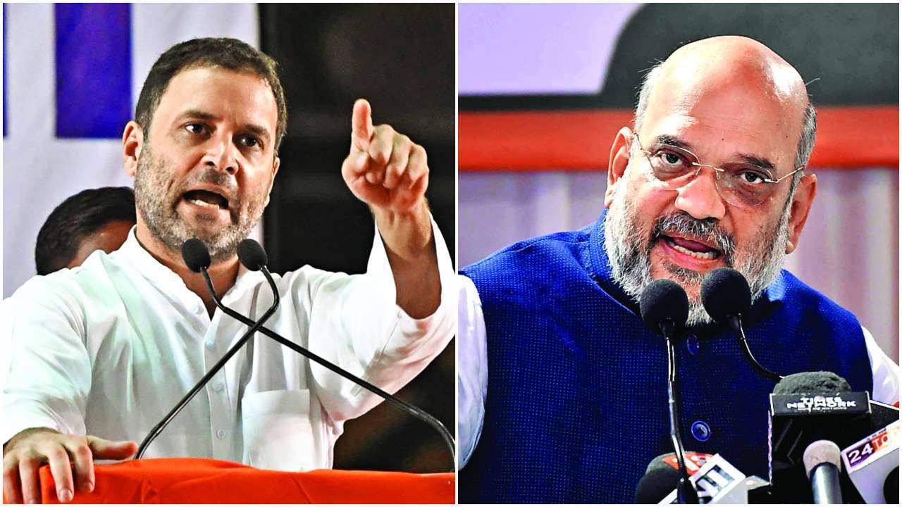 'Congress Forming Mahagathbandhan With Pak Against PM Modi?' Amit Shah ...