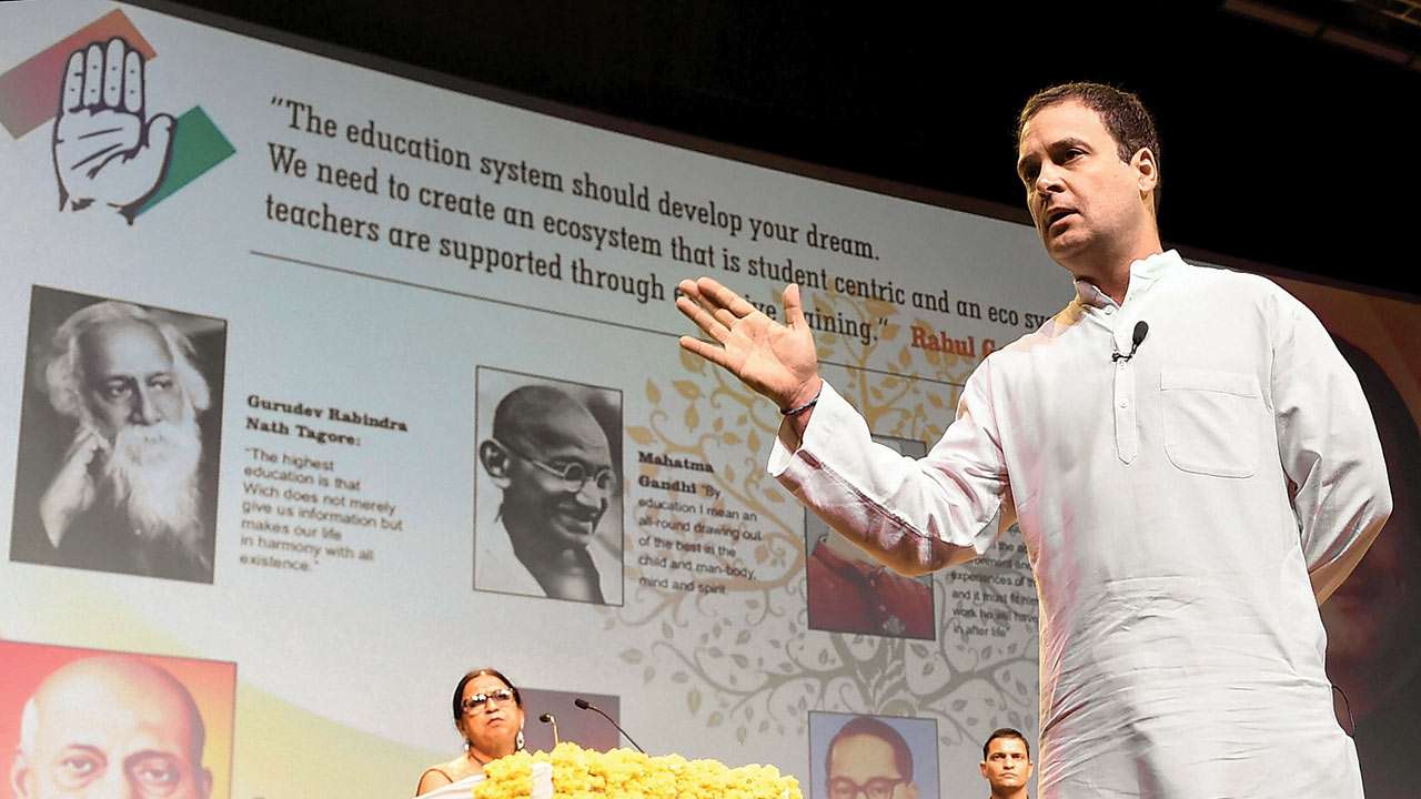 We'll return education institutes their autonomy Rahul Gandhi