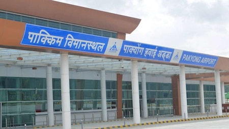 Pakyong airport is located around 60 kilometres away from the India-China border