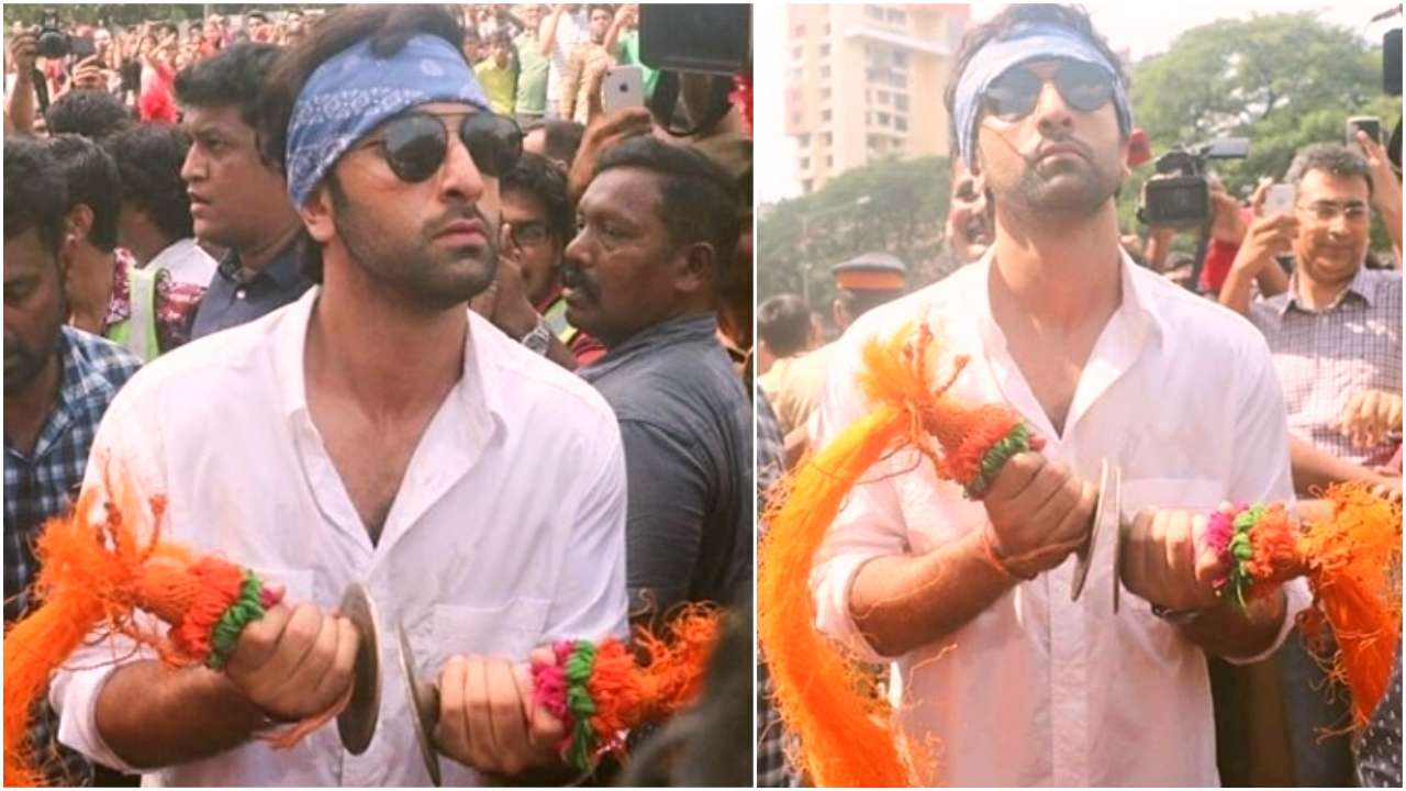 Ranbir plays the manjira