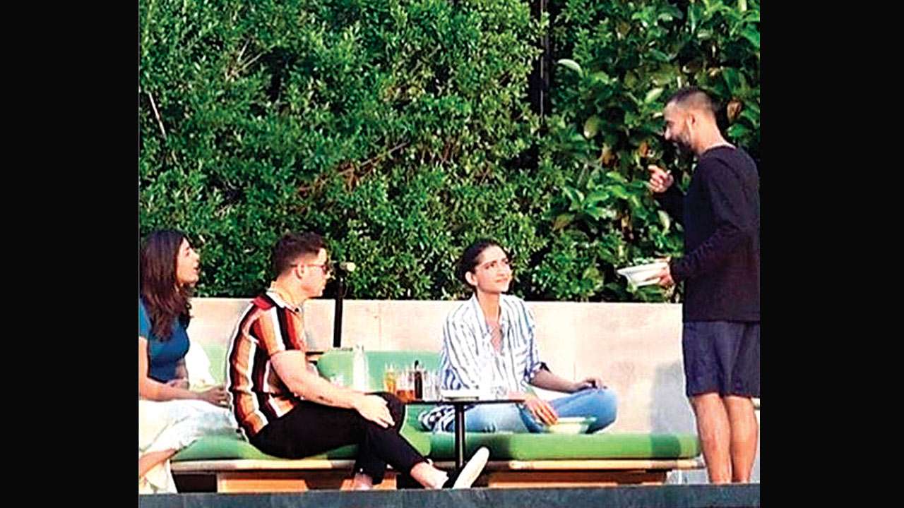 Double date for Priyanka Chopra-Nick Jonas and Sonam Kapoor-Anand Ahuja