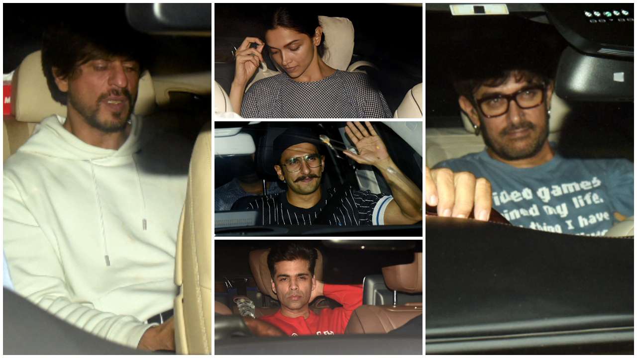 Celeb Spottings: Shah Rukh Khan, Salman, Aamir Khan, Deepika- Ranveer