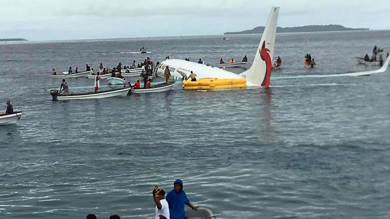 Passengers Safe After Air Niugini Flight Crashes Into Sea In Micronesia