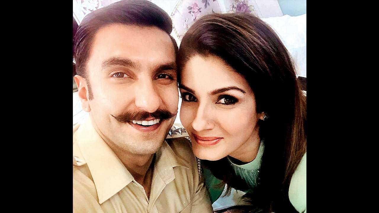 Ranveer Singh is Raveena Tandon’s Spiderman!