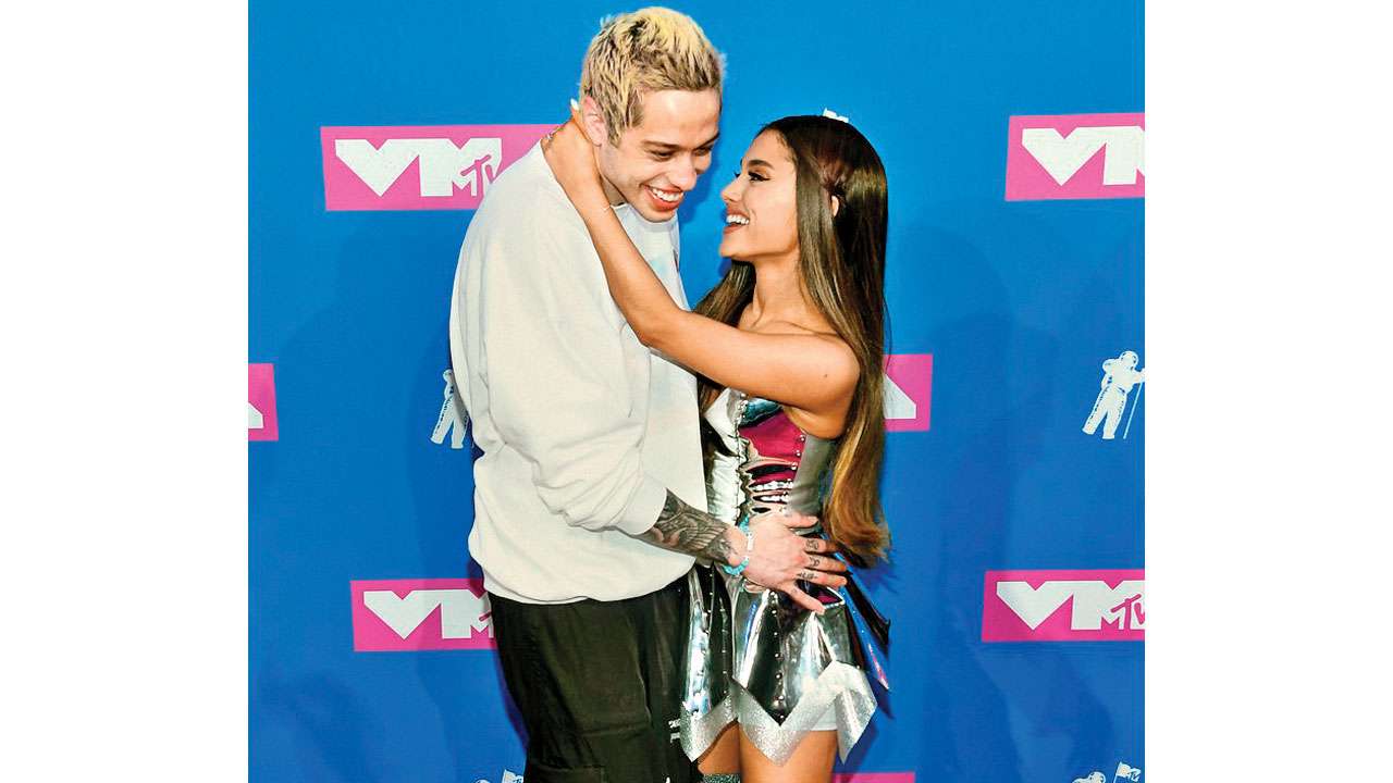 Pete Davidson and Ariana Grande