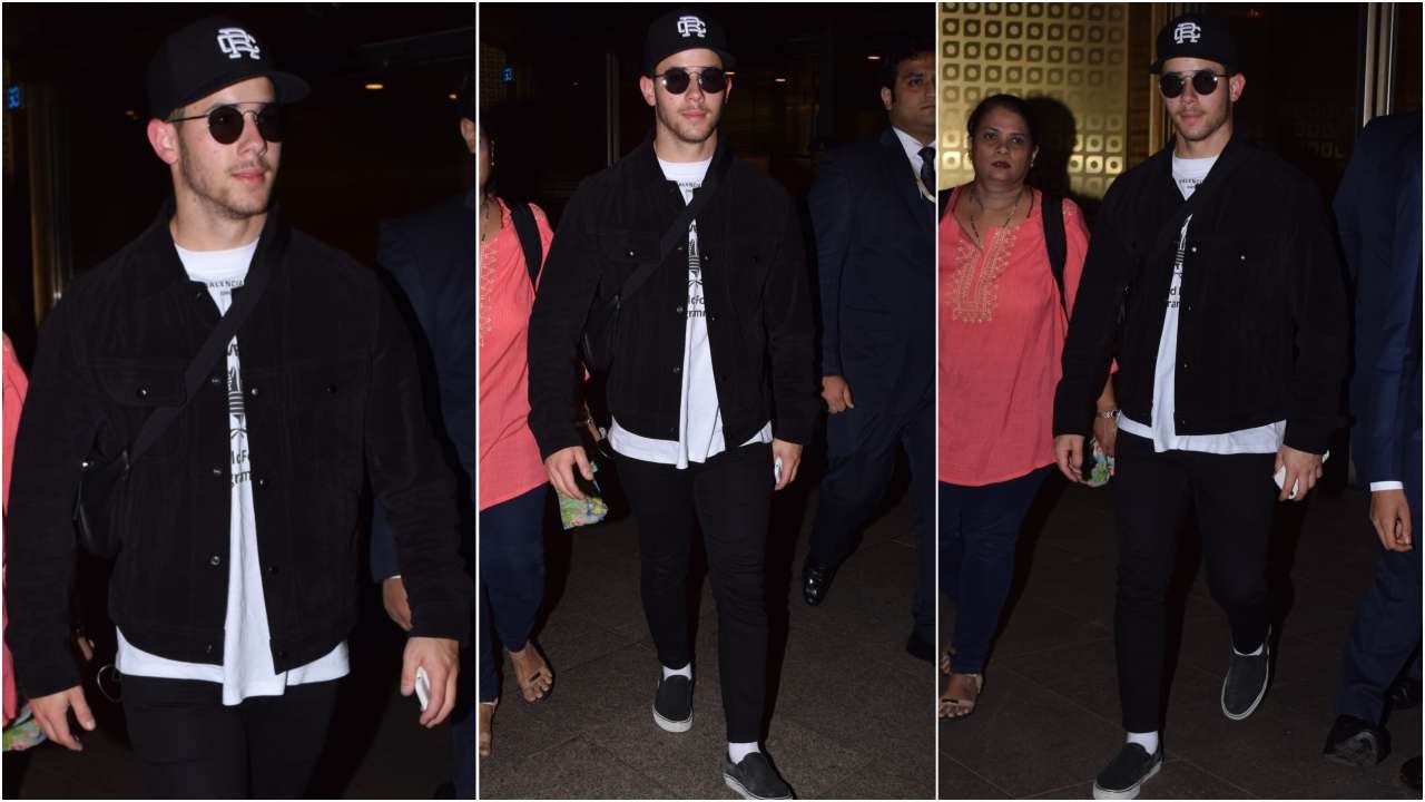 Nick Jonas arrives in town