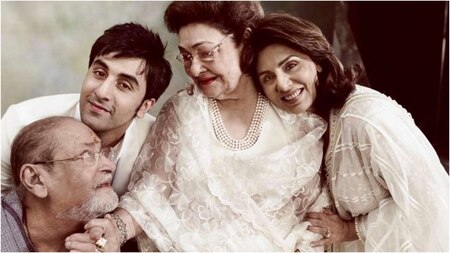 Ranbir's special bond with granny Krishna Kapoor