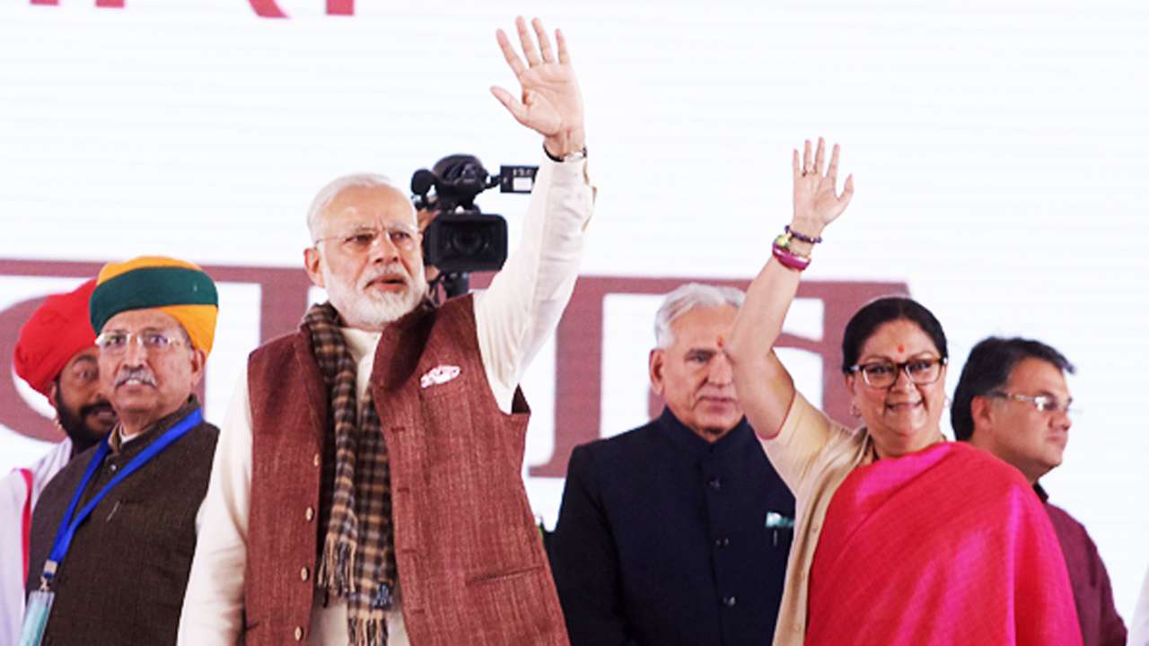 Vasundhara Kashyap Sex Video - PM Narendra Modi to visit Ajmer on Oct 6, his 5th visit to Rajasthan in 10  months