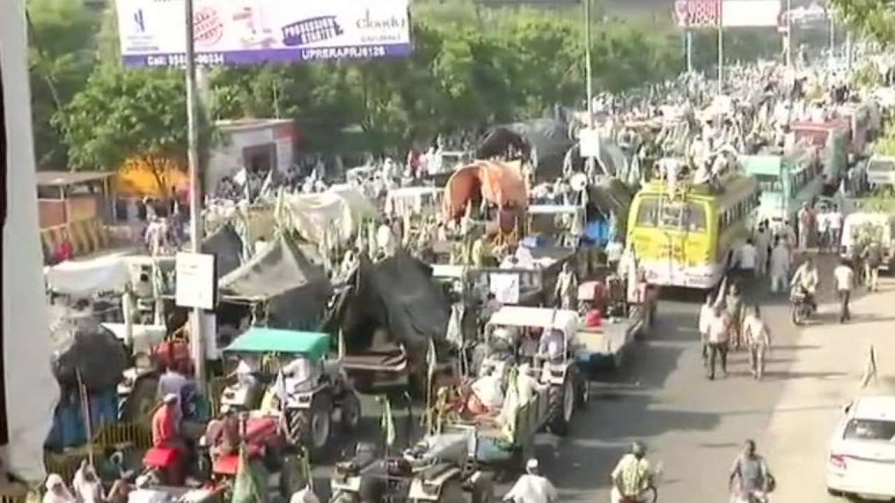 Entry into the National capital from UP, is choked with farmers and police