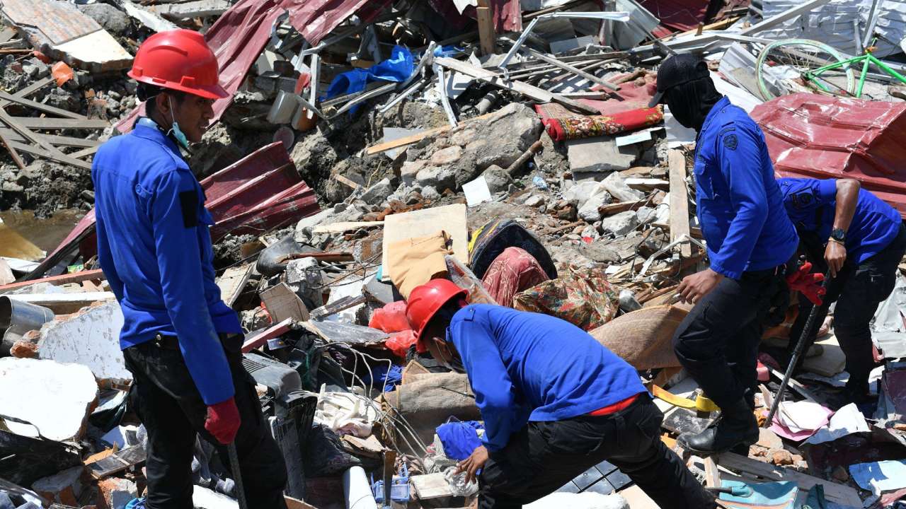 Bodies of some of the victims have been buried in a mass grave