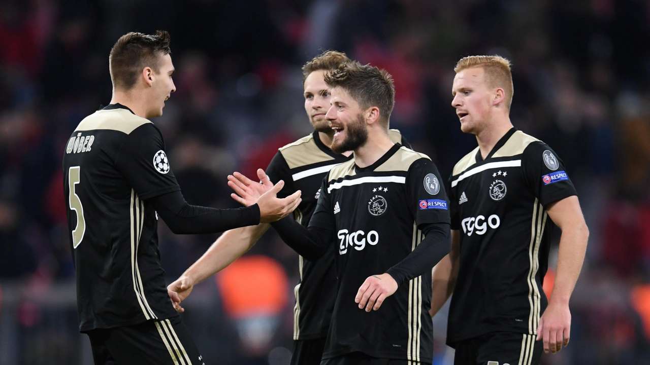 ajax champions league results