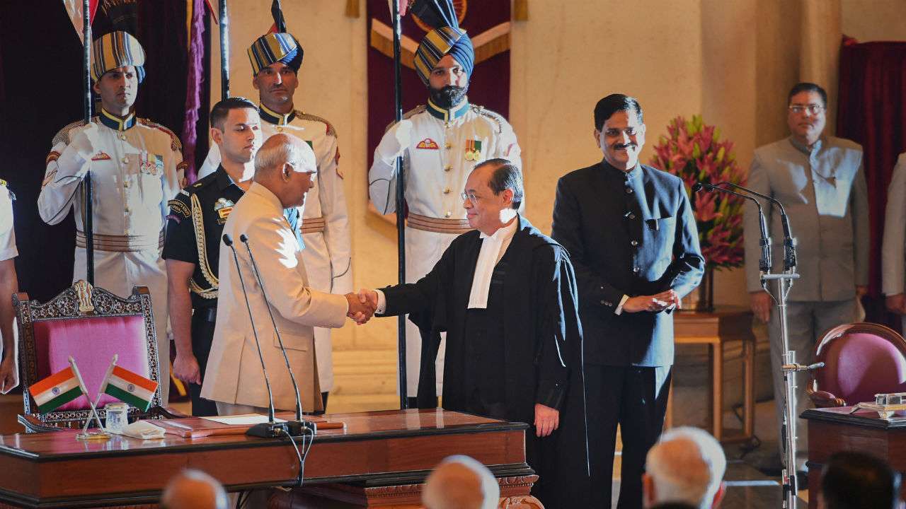 Justice Gogoi sworn in as 46th CJI