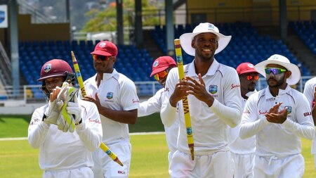 Performance again Windies pace attack