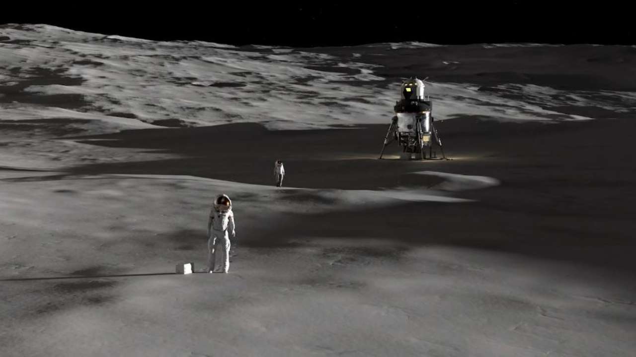 To moon and back! Lockheed Martin unveils lunar lander concept vehicle