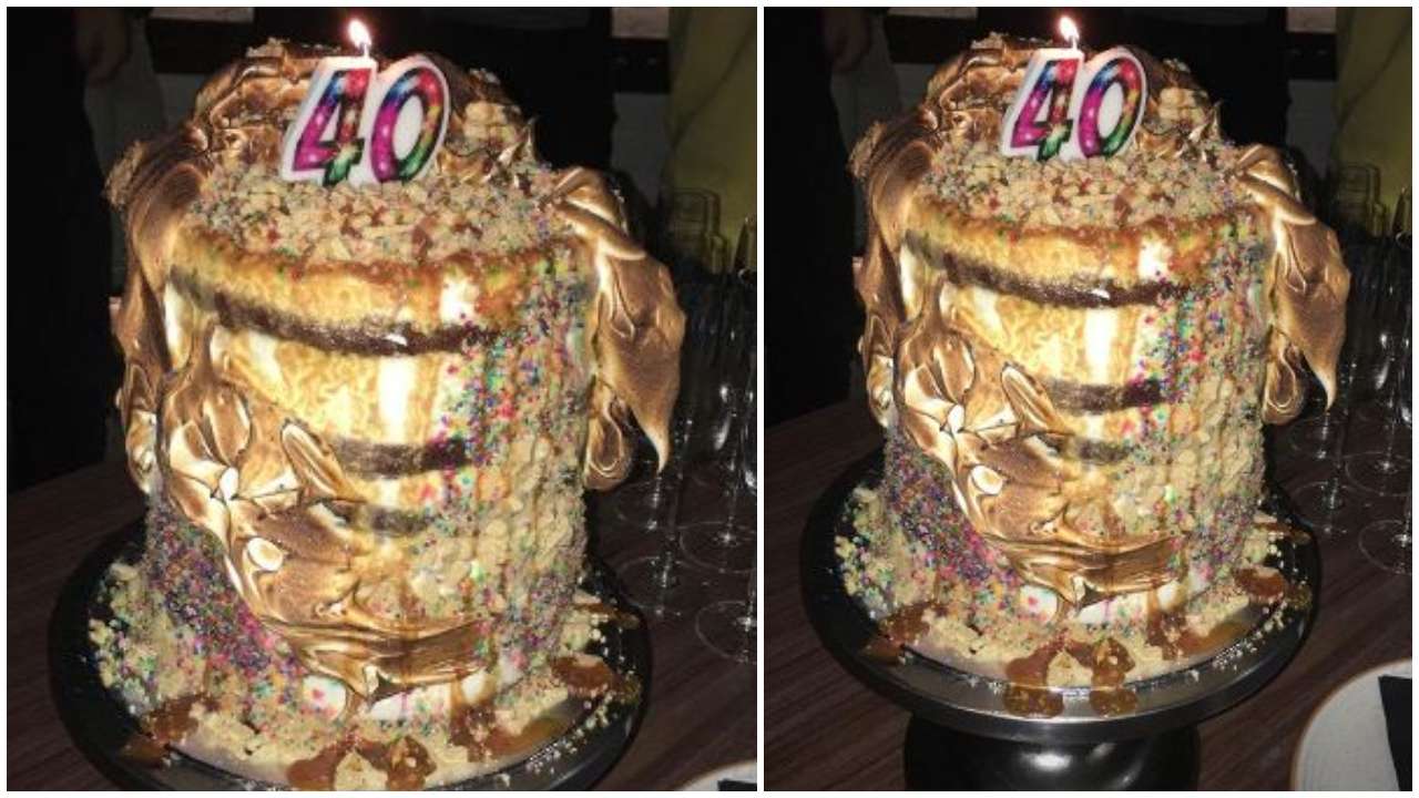 The birthday cake