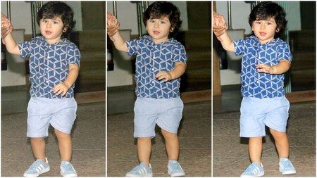 That's how Taimur greets his pap friends