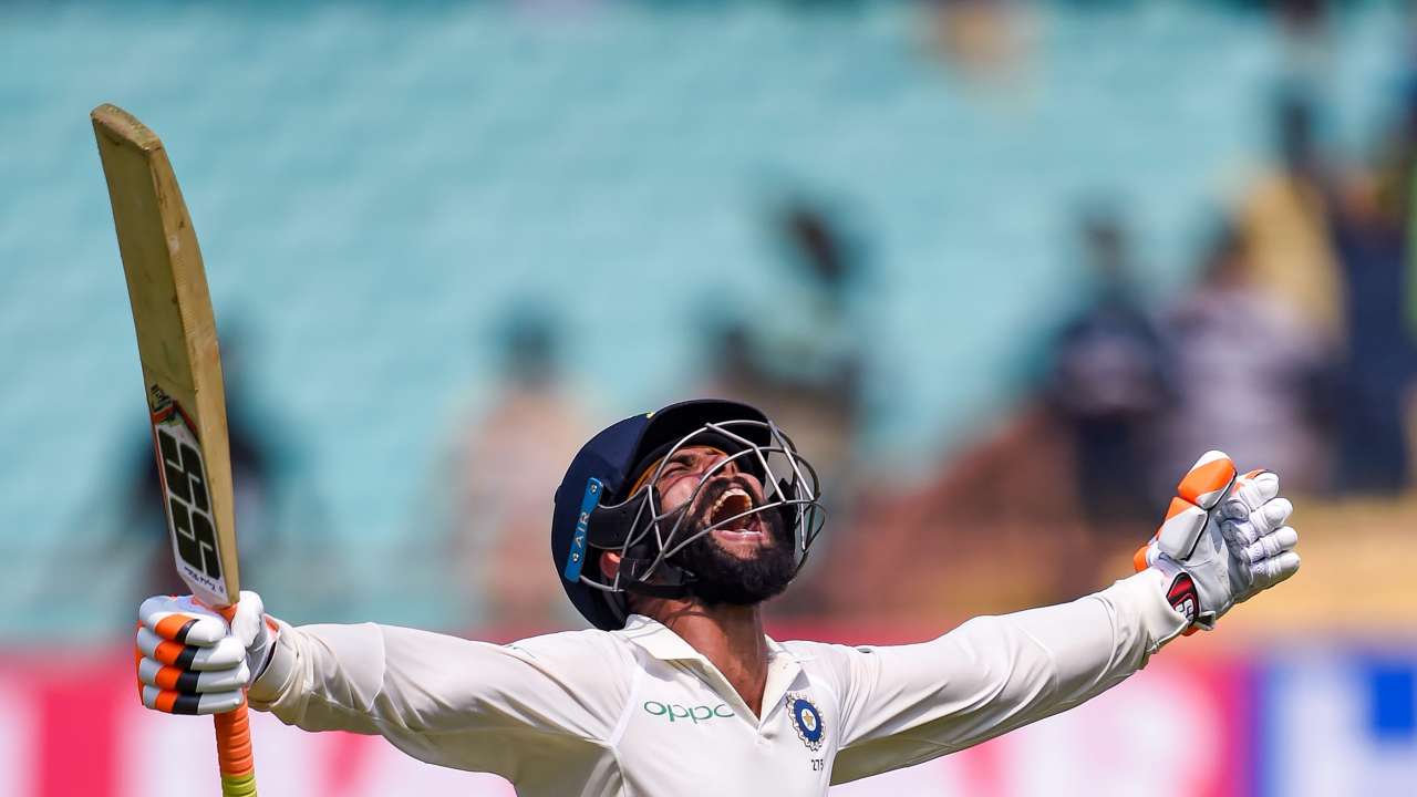 Ravindra Jadeja hits ton