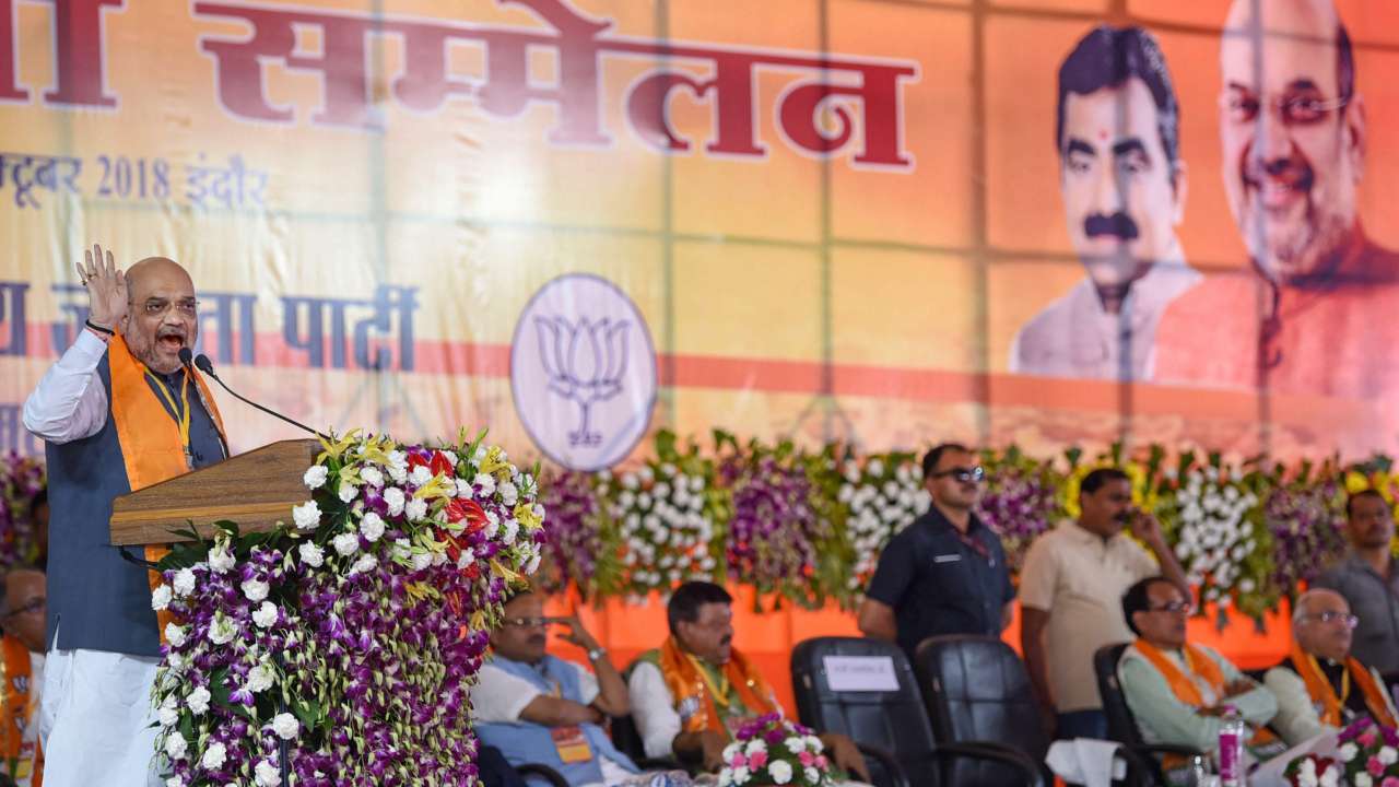 Amit Shah in Jhabua Amit Shah in Jhabua