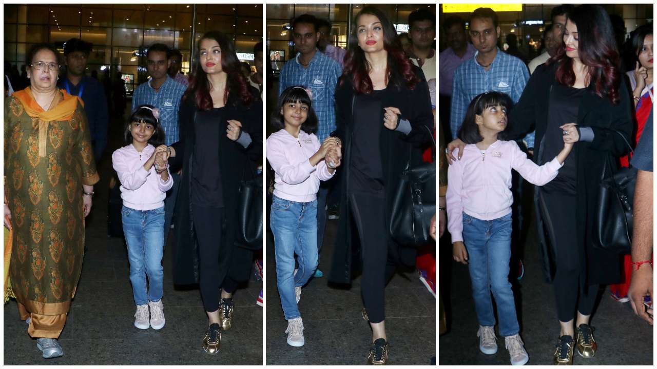 Aishwarya Rai Bachchan and Aaradhya