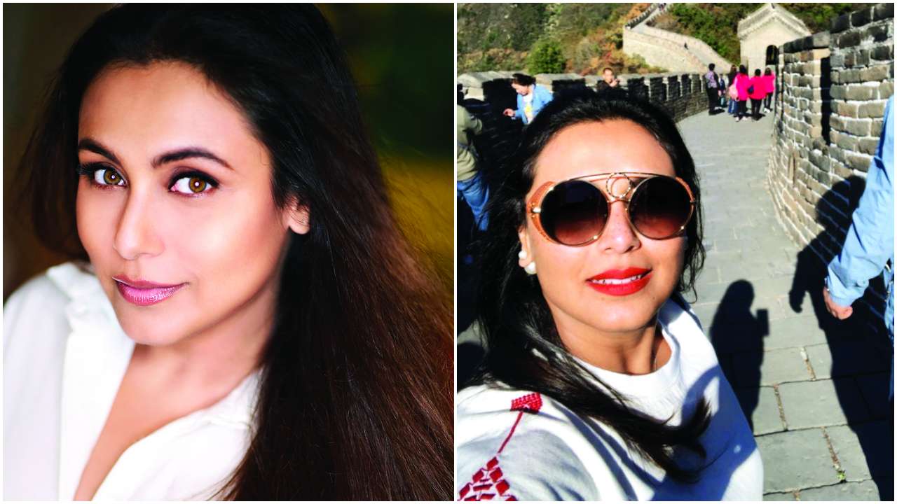 Rani Mukerji visits the Great Wall of China post Hichki promotions