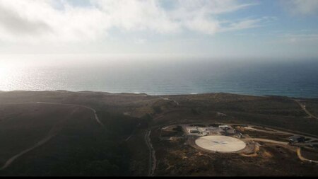 SpaceX's West Coast landing Zone