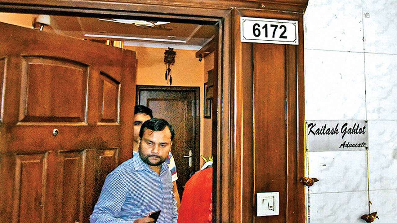 Gahlot’s residence