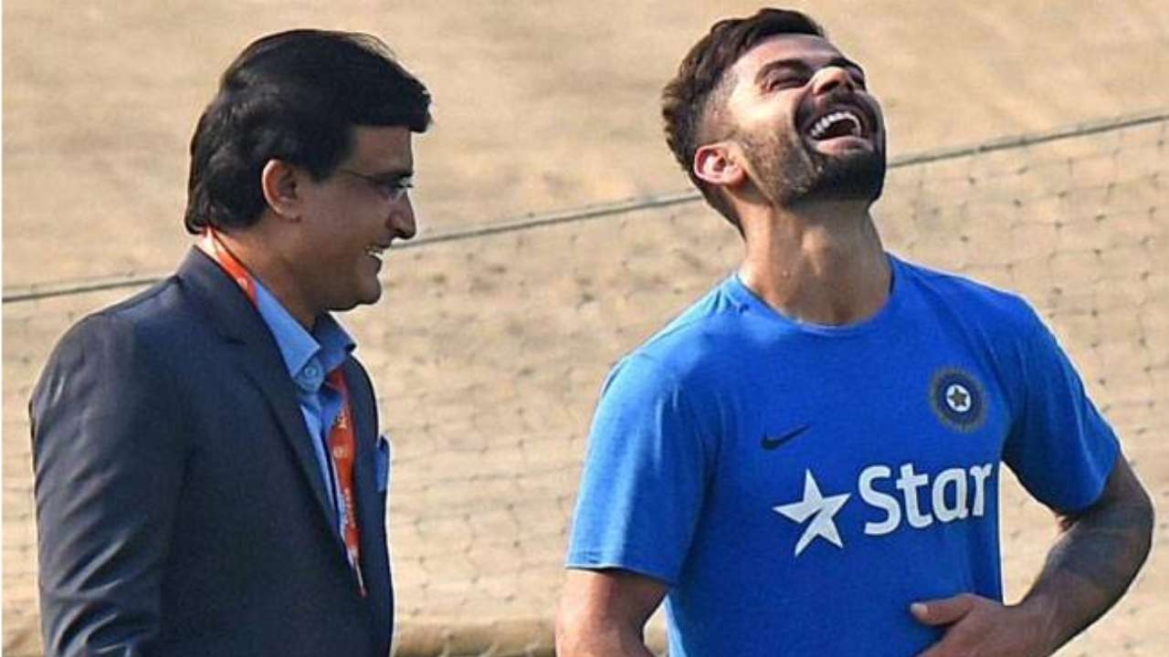Sourav Ganguly and Virat Kohli