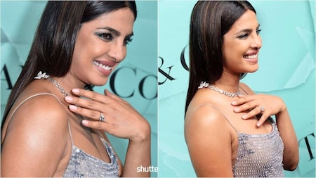 Priyanka Chopra flaunts her engagement ring