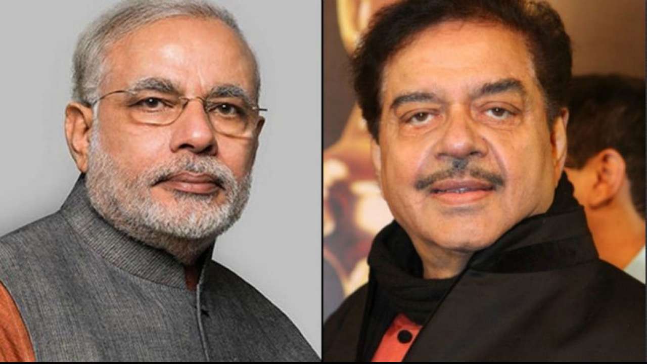 PM Modi and Shatrughan Sinha