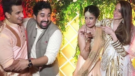 Rannvijay Singha joins the couple