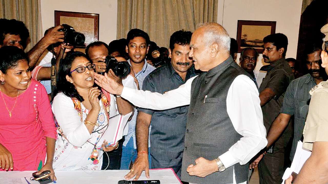 Tn Guv Office Defends Arrest Of Magazine Editor Says Purohit Had No Links With Prof Held In Sex 