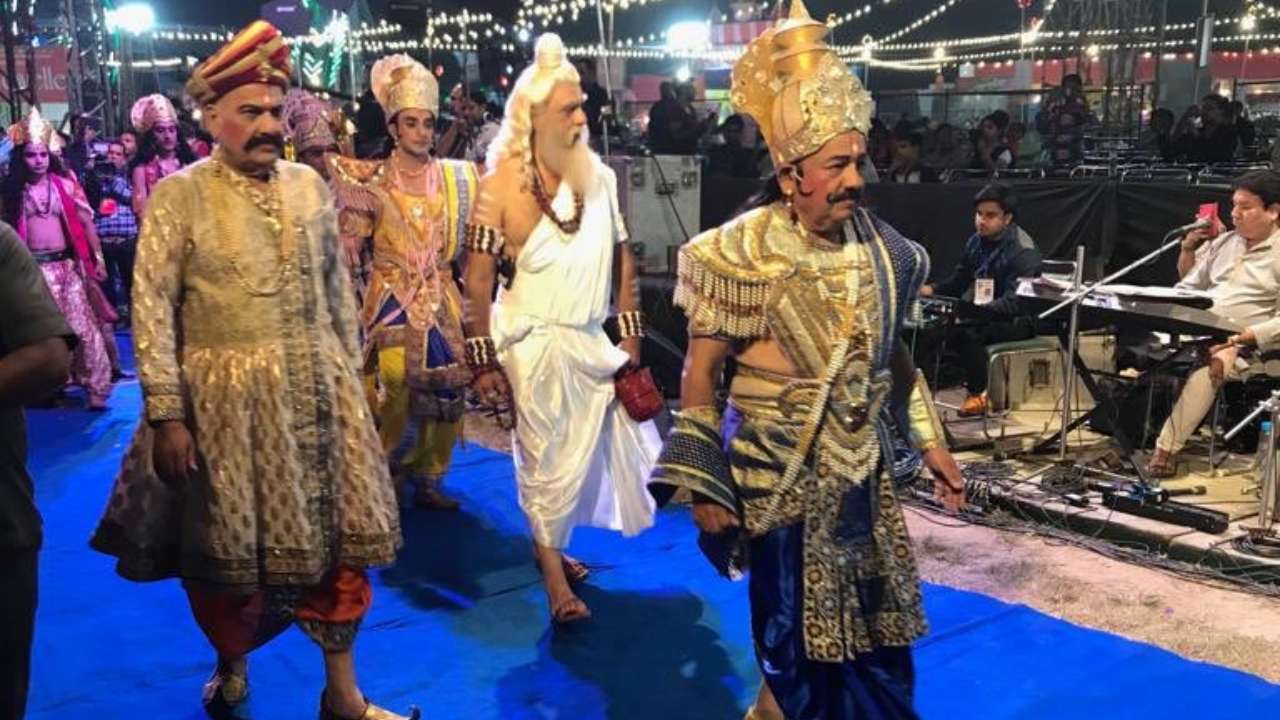 King Janak makes grand entry