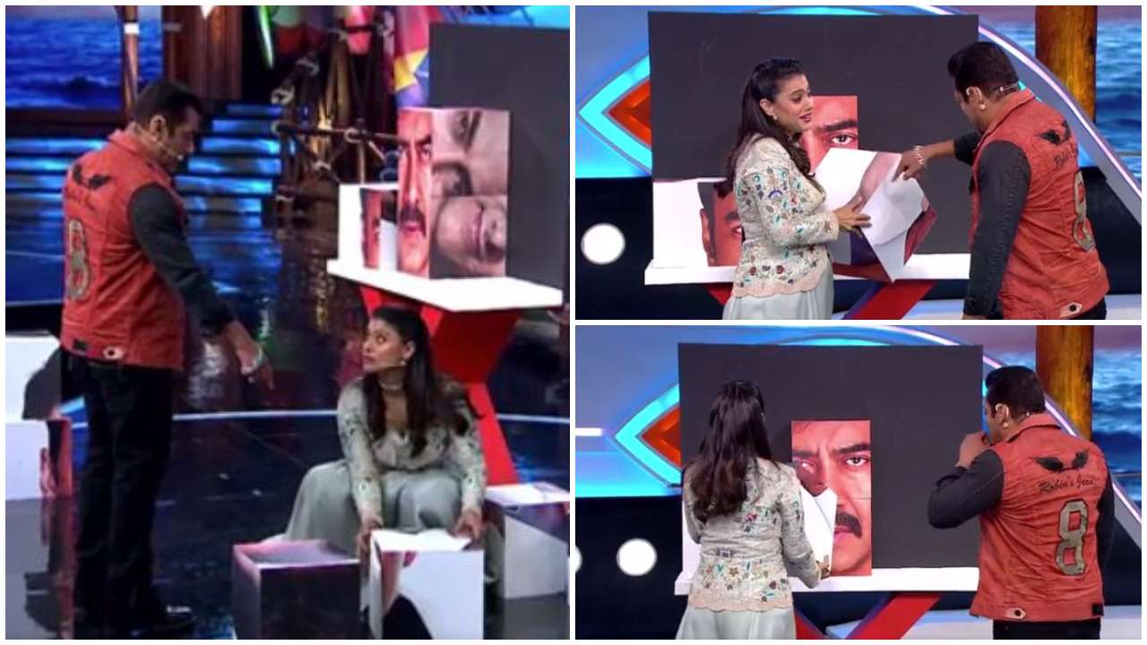 On stage with Salman Khan