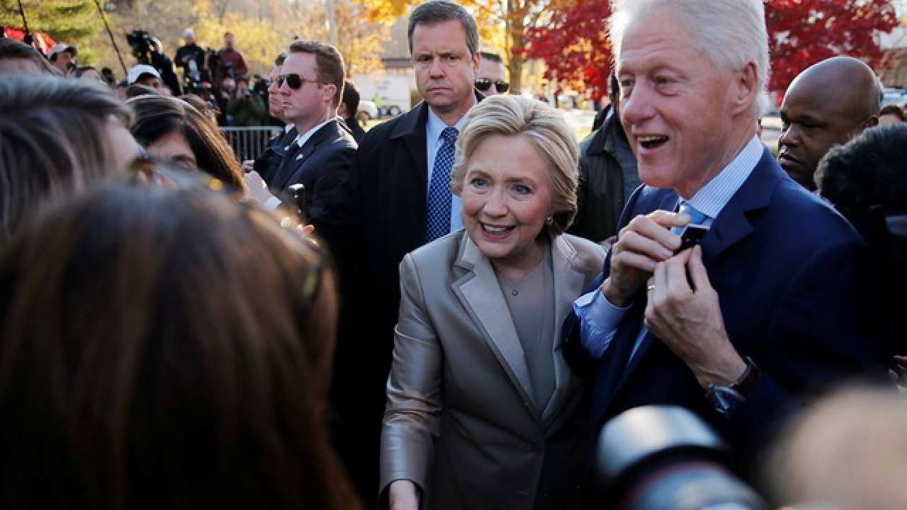 Hillary and Bill Clinton
