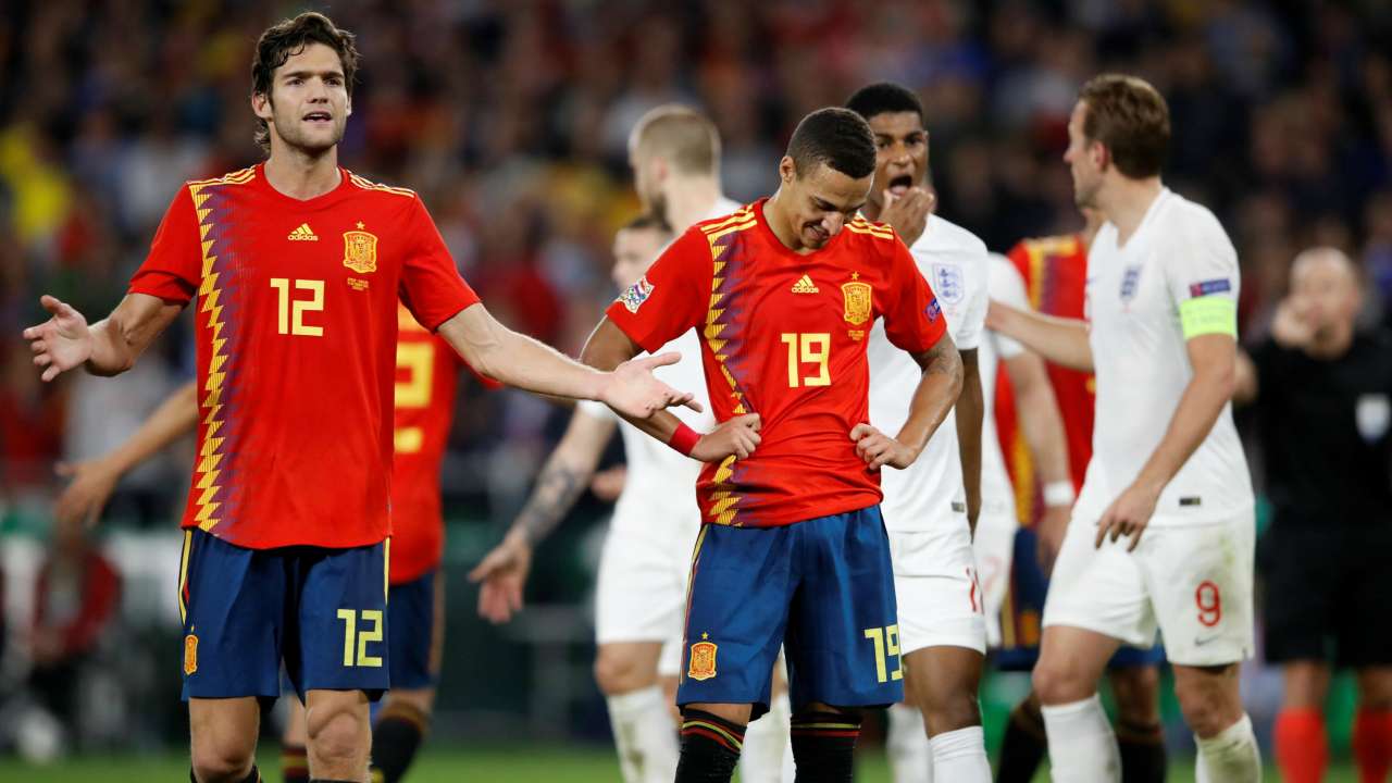 'Lazy midfield, suicidal defence': Spain stung by Nations League defeat ...