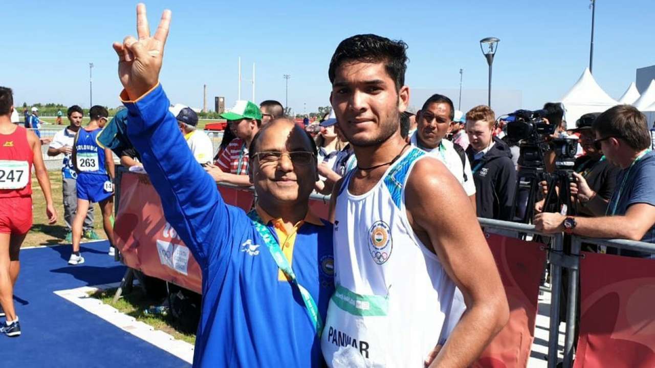 Suraj Panwar after his triumph on Tuesday