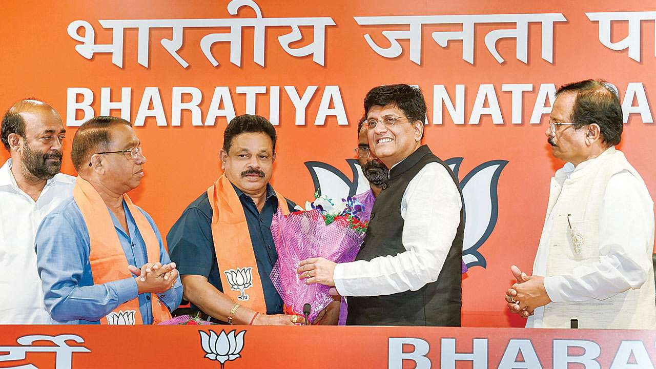 Subhash Shirodkar, Dayanand Sopte, Piyush Goyal