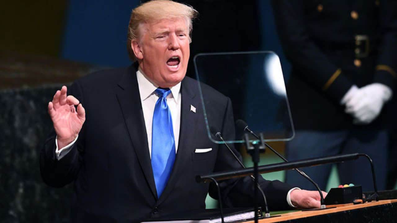 US President Donald Trump