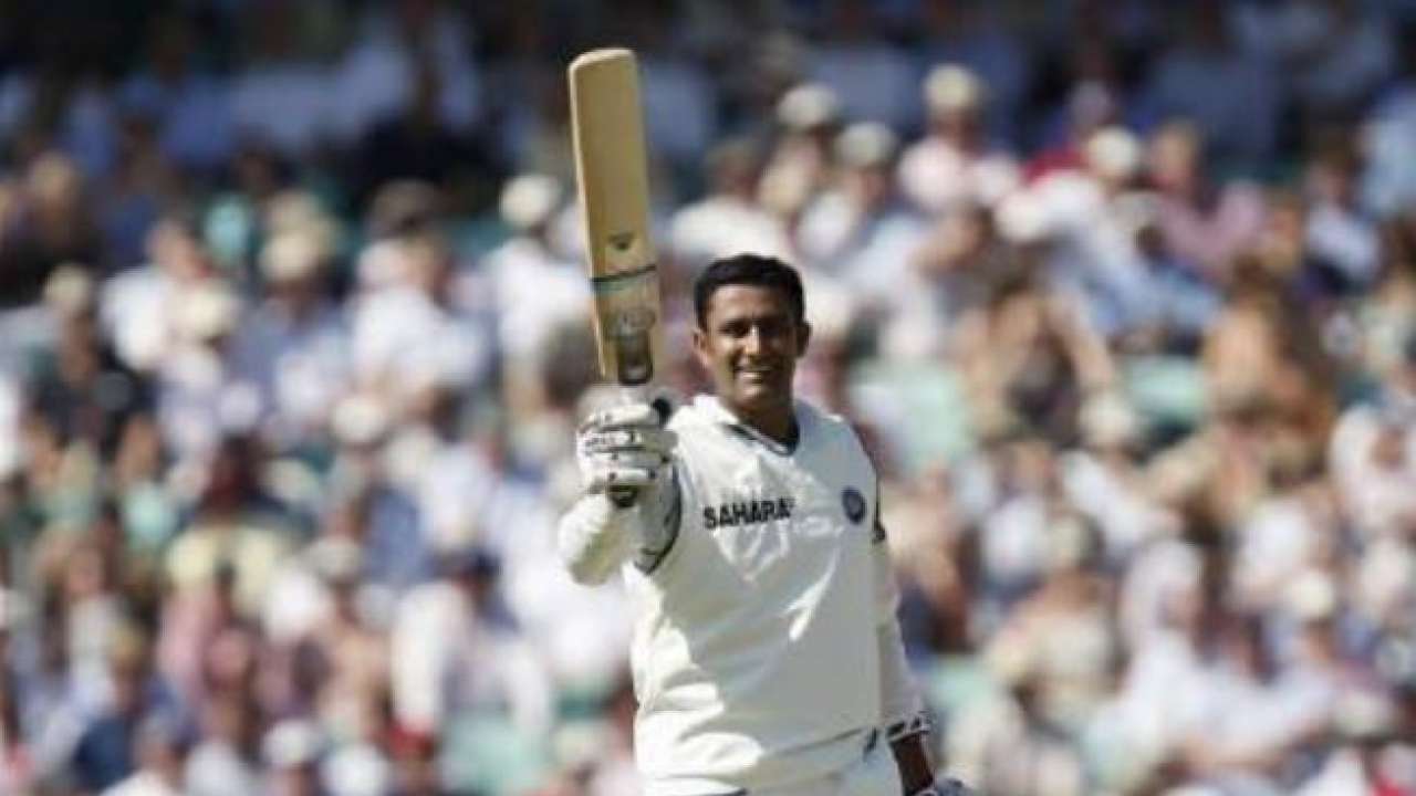 Anil Kumble hits a century